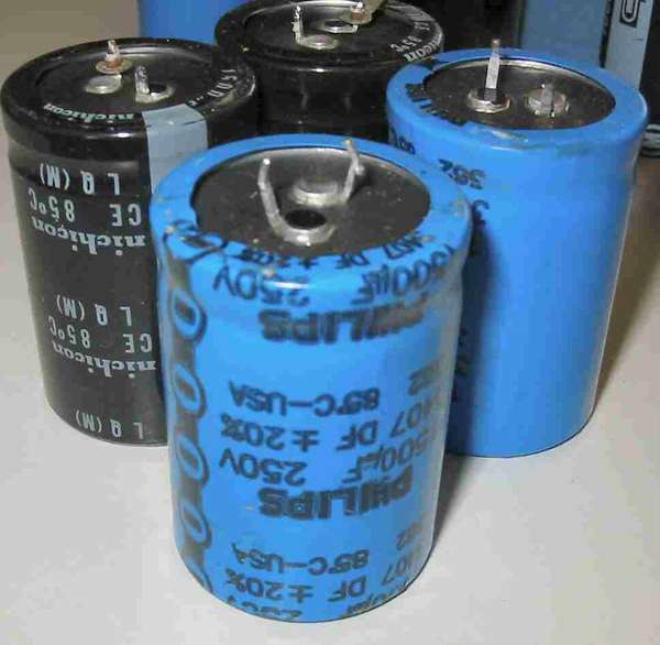 capacitor:1500uf250v85c philips or nichicon large switching power supply capacitor