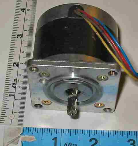 motor:23LQ-C302-G1V aka IBMPN1325059 Minebea / Astrosyn Astrosyn 1.8 deg stepper with helical shaft gear