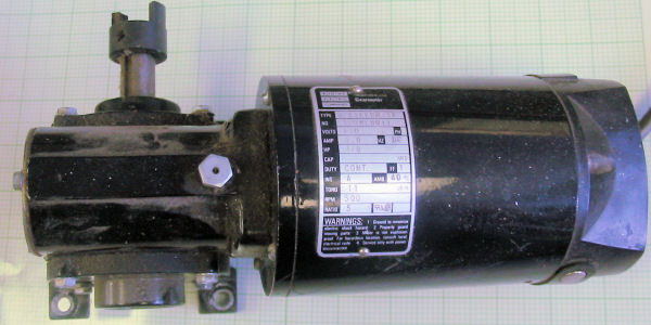 motor:32D58EPM-5F Bodine Electric company Gearmotor worm gear DC motor