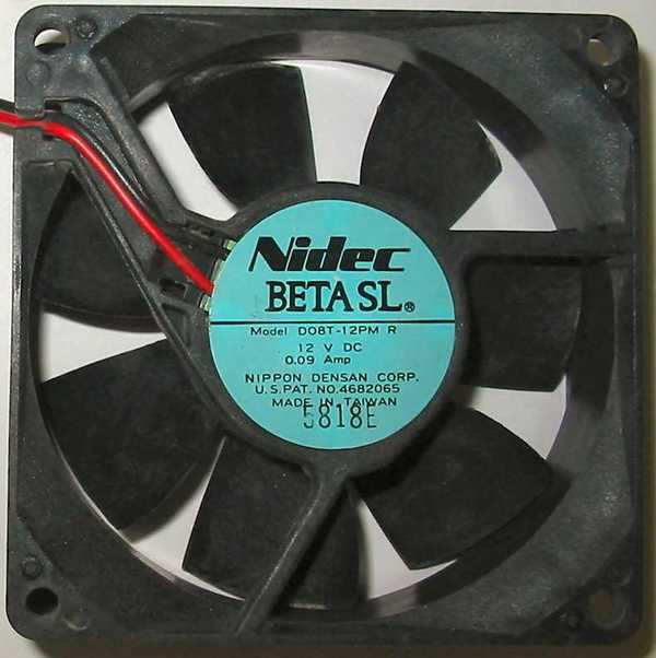 ventilation:DO87-12PM Nidec Beta SL 80mm axial cooling