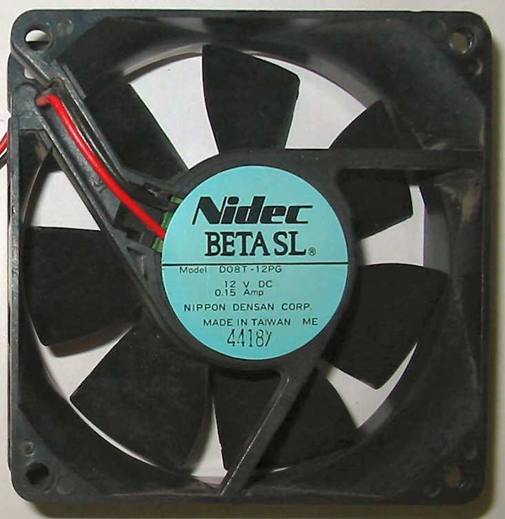 ventilation:DO8T-12PG Nidec Beta SL 80mm fan