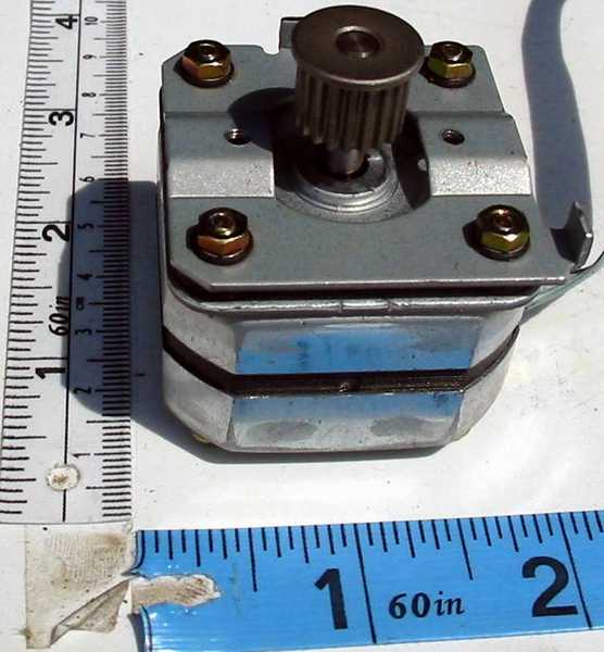 motor:EM-257_17PM-K212-PIT Minebea - Astrosyn Stepper with timing belt pulley