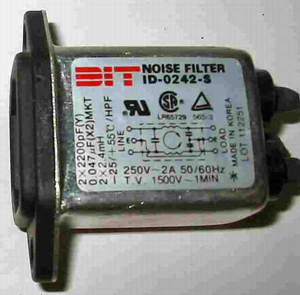 connector:ID-0242-S DIT Power noise filter