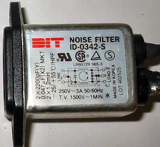 connector:ID-0342-S DIT Power Noise filter