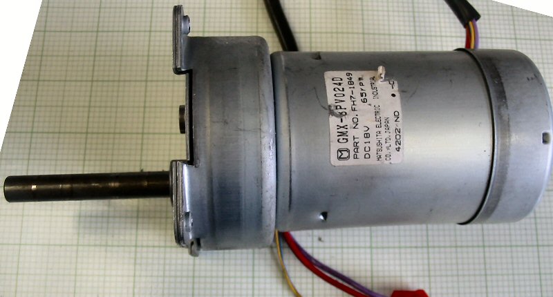 motor:GMX-BPV024D Matsushita electric industrial co Servo motor with encoder and gearbox