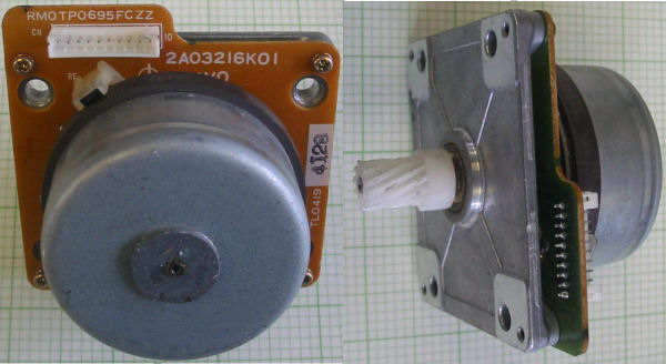 motor:RMOTP0695FCZZ Sharp Brushless copier motor hack