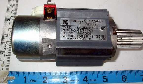 motor:UGJMEE-02XIB12_6274747 Yaskawa Minertia J series Servo motor