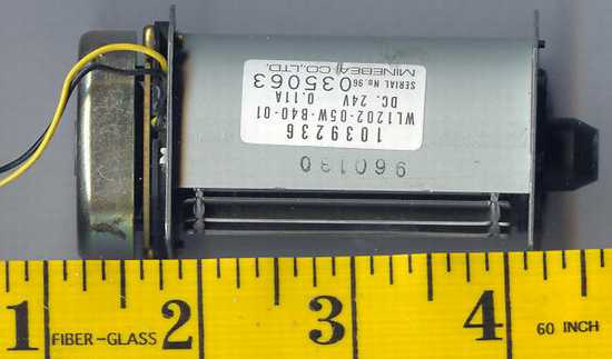ventilation:WL1202-05W-B40-01 Minebea 24VDC Squirrel cage blower