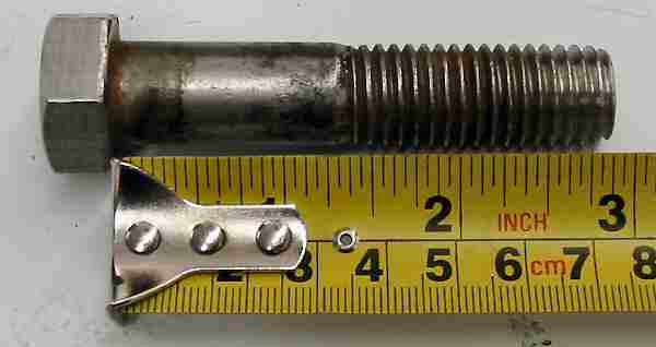 fasteners:stainless-steel-316-0625x3000.JPG  Stainless steel 316 Hex head cap screw  5/8 x 3